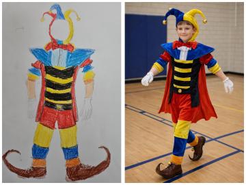 Návrh oblečení do školního prostředí + umělá inteligence