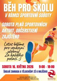 Pozvánka na Sportovní den a běh pro školu - 16. 5. 2026
