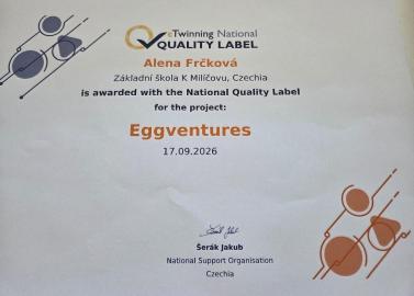 Ocenění našich loňských eTwinningových projektů